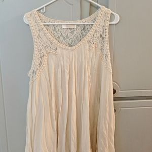 Boho lace entro tunic